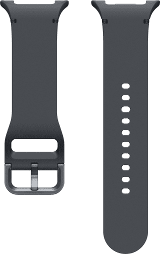 Samsung Galaxy Watch 8 Series Bracelet Sport En Silicone Gris Anthracite S/M