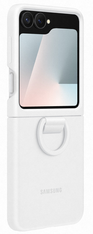 Samsung Galaxy Z Flip 7 FE Siliconen Back Cover Wit