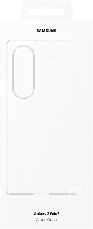 Samsung Galaxy Z Fold 7 Back Cover Transparant