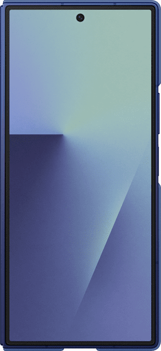 Samsung Galaxy Z Fold 7 Siliconen Back Cover Blauw