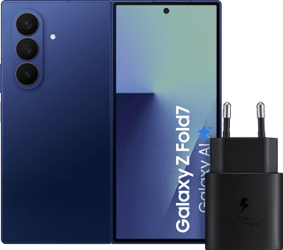Samsung Galaxy Z Fold 7 256GB Blue 5G + Samsung Charger 25W Black
