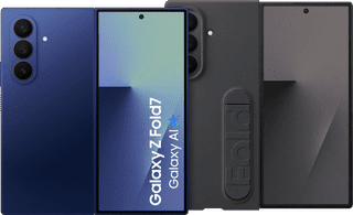 Samsung Galaxy Z Fold 7 256GB Blue 5G + Samsung Silicone Back Cover Black