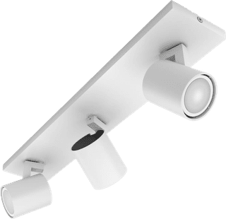 Philips Hue Runner Spot Monté en Surface White Ambiance - 3 Spots - Blanc + Variateur