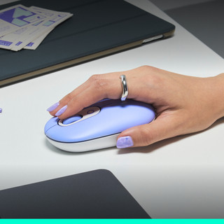 Logitech POP Wireless Mouse Purple