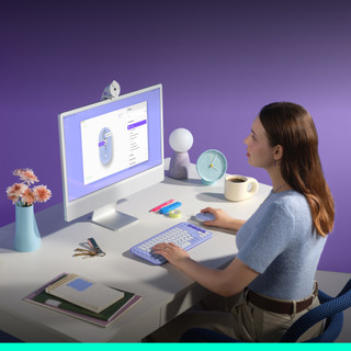 Logitech POP Wireless Mouse Purple