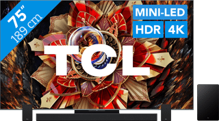 TCL 75" QD Mini-LED C9K 4K (2025) + TCL Q85H PRO