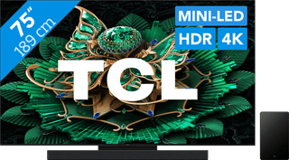 TCL 75 inches QD Mini-led C71K 4K (2025) + TCL Q65H