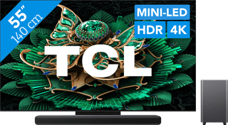 TCL 55" QD Mini-LED C71K 4K (2025) + TCL S55H 2.1 Barre de Son