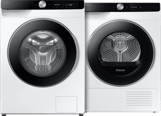 Samsung WW90DG6U85LK AI Wash + Samsung DV90DG6845LKU3 AI Dry