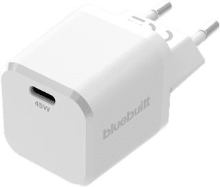 BlueBuilt Power Delivery Charger with USB-C Port 45W White