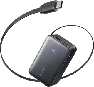 Anker Nano Batterie Externe 10 000 mAh avec Charge Rapide 45 Watts Noir