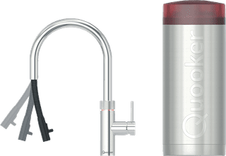 Quooker COMBI + Quooker Flex Round Chrome