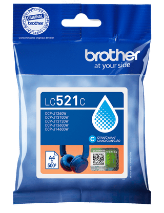Brother LC-521 Cartridge Cyan
