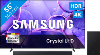 Samsung 55 inches Crystal UHD U8070F 4K (2025) + Samsung HW-B450F (2025)