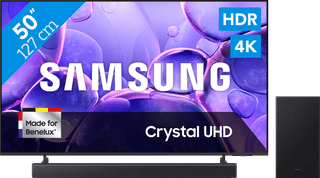 Samsung 50" Crystal UHD U8070F 4K (2025) + Samsung HW-B450F (2025)