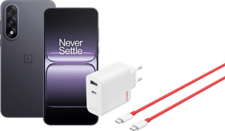 OnePlus Nord 5 256 Go Noir 5G + OnePlus SuperVOOC Chargeur 80 W avec 2 Ports + Câble USB-C