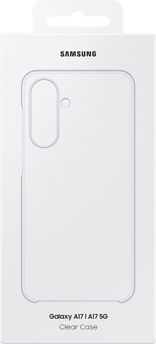 Samsung Galaxy A17 Soft Case Back Cover Transparent