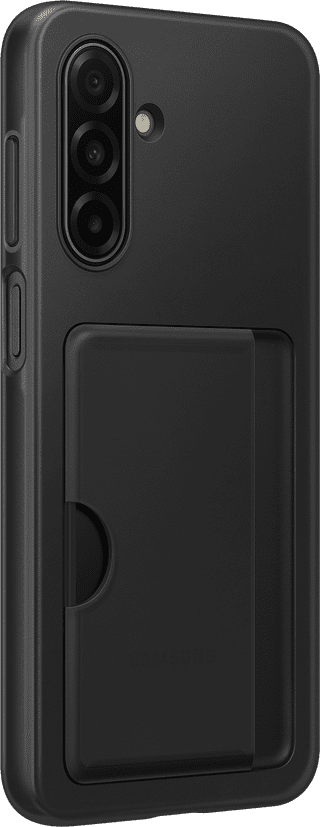 Samsung Galaxy A17 Card Slot Back Cover Zwart