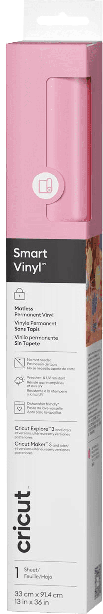 Cricut Smart Vinyl Permanent Lichtroze 33x91cm