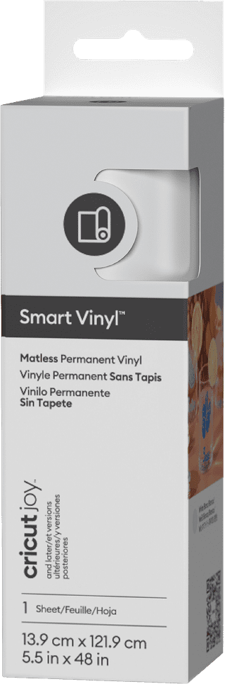Cricut Smart Vinyl Permanent Joy Mat Blanc 14 x 122 cm