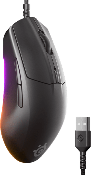 SteelSeries Rival 3 Gen 2 Gaming Muis Zwart