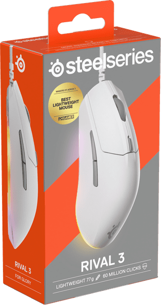 SteelSeries Rival 3 Gen 2 Souris Gamer Blanc
