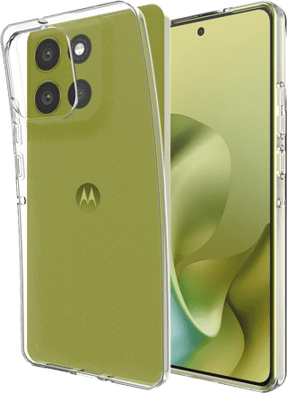 Just in Case Soft Design Motorola Moto G86 Back Cover Transparent