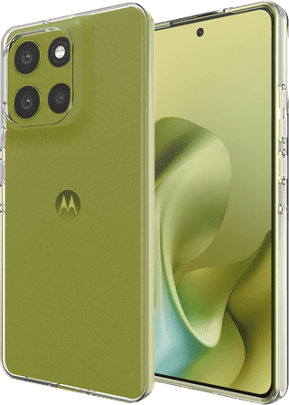 Just in Case Soft Design Motorola Moto G86 Back Cover Transparent