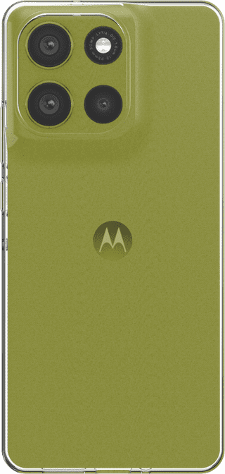 Just in Case Soft Design Motorola Moto G86 Back Cover Transparent