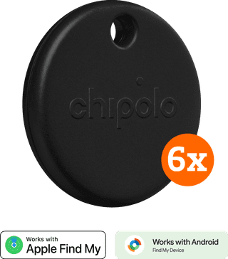 Chipolo POP Lot de 6 Noir