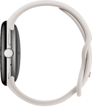 Google Pixel Watch 4 Argent/Crème 45 mm