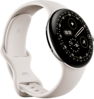 Google Pixel Watch 4 Argent/Crème 45 mm