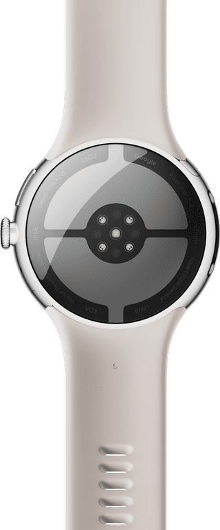 Google Pixel Watch 4 Argent/Crème 45 mm
