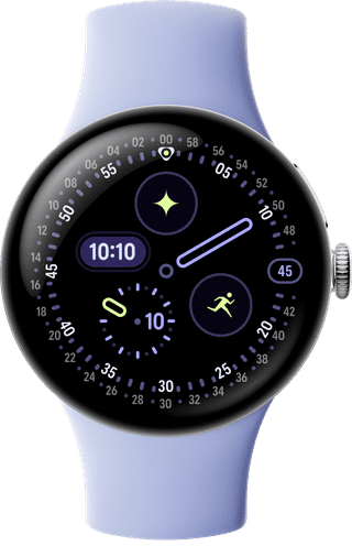 Google Pixel Watch 4 Argent/Mauve 41 mm