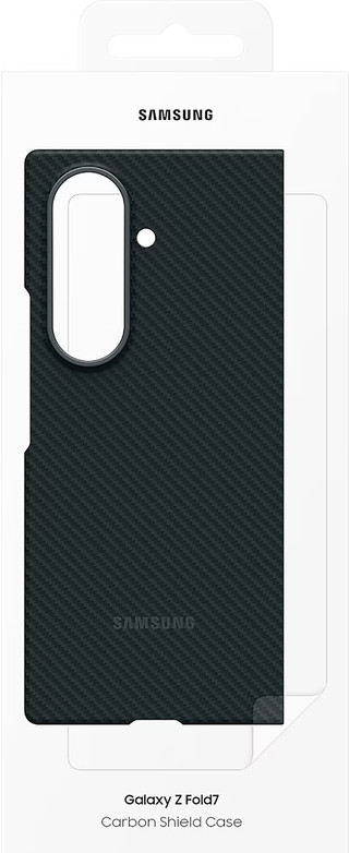 Samsung Galaxy Z Fold 7 Carbon Back Cover Zwart