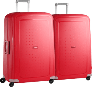 Samsonite S'Cure Valise à 4 Roulettes 81 cm Lot de 2 Crimson Red