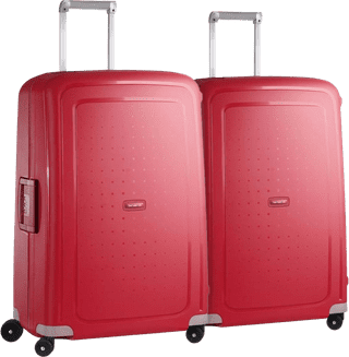 Samsonite S'Cure Spinner 69cm Duo Pack Crimson Red