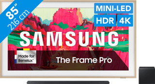 Samsung 85" The Frame Pro LS03FW (2025) + Samsung HW-S800D Noir (2024)