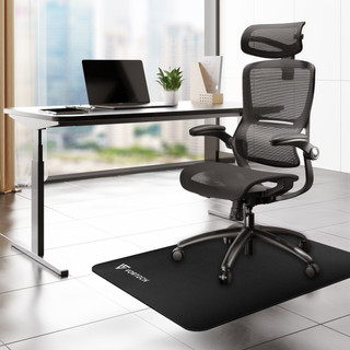 Vortech Prestige Plus Gamestoel Zwart + Vortech Vloermat Zwa