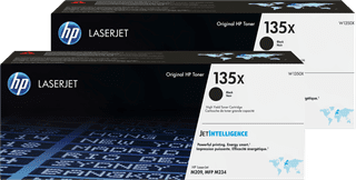 HP 135X LaserJet Toner Noir (2 Pièces)