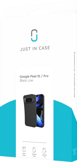 Just in Case Soft Design Google Pixel 10/10 Pro Back Cover Black