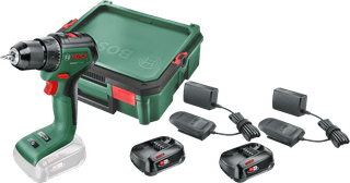 Bosch UniversalDrill 18V-60 2,5 Ah Accu (2x) SystemBox S Starterspakket