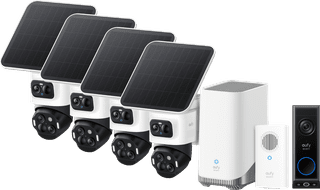 EufyCam S4 4-Pack + HomeBase 3 + Video Doorbell E340 + Chime