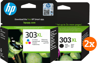 HP 303XL Cartouche Pack Combiné (2 Pièces)