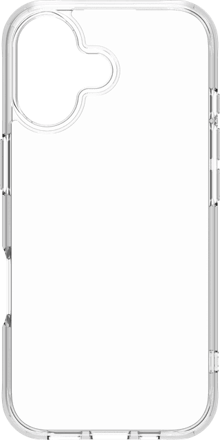 BlueBuilt Protective Back Cover iPhone 17 Transparent + Screen Protector Glass Duo Pack