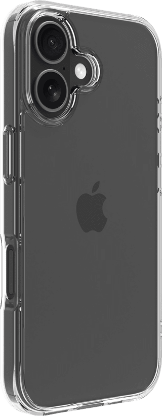 BlueBuilt Protective Back Cover iPhone 17 Transparent + Screen Protector Glass Duo Pack