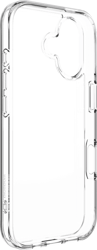 BlueBuilt Protective Back Cover iPhone 17 Transparent + Screen Protector Glass Duo Pack
