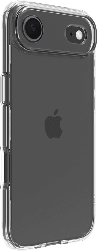 BlueBuilt Protective Back Cover iPhone Air Transparent + BlueBuilt iPhone 17 Air Screen Protector Glass