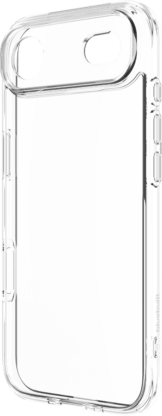 BlueBuilt Protective Back Cover iPhone Air Transparent + BlueBuilt iPhone 17 Air Screen Protector Glass