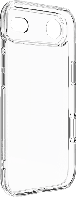 BlueBuilt Protective Back Cover iPhone Air Transparent + BlueBuilt iPhone 17 Air Screen Protector Glass